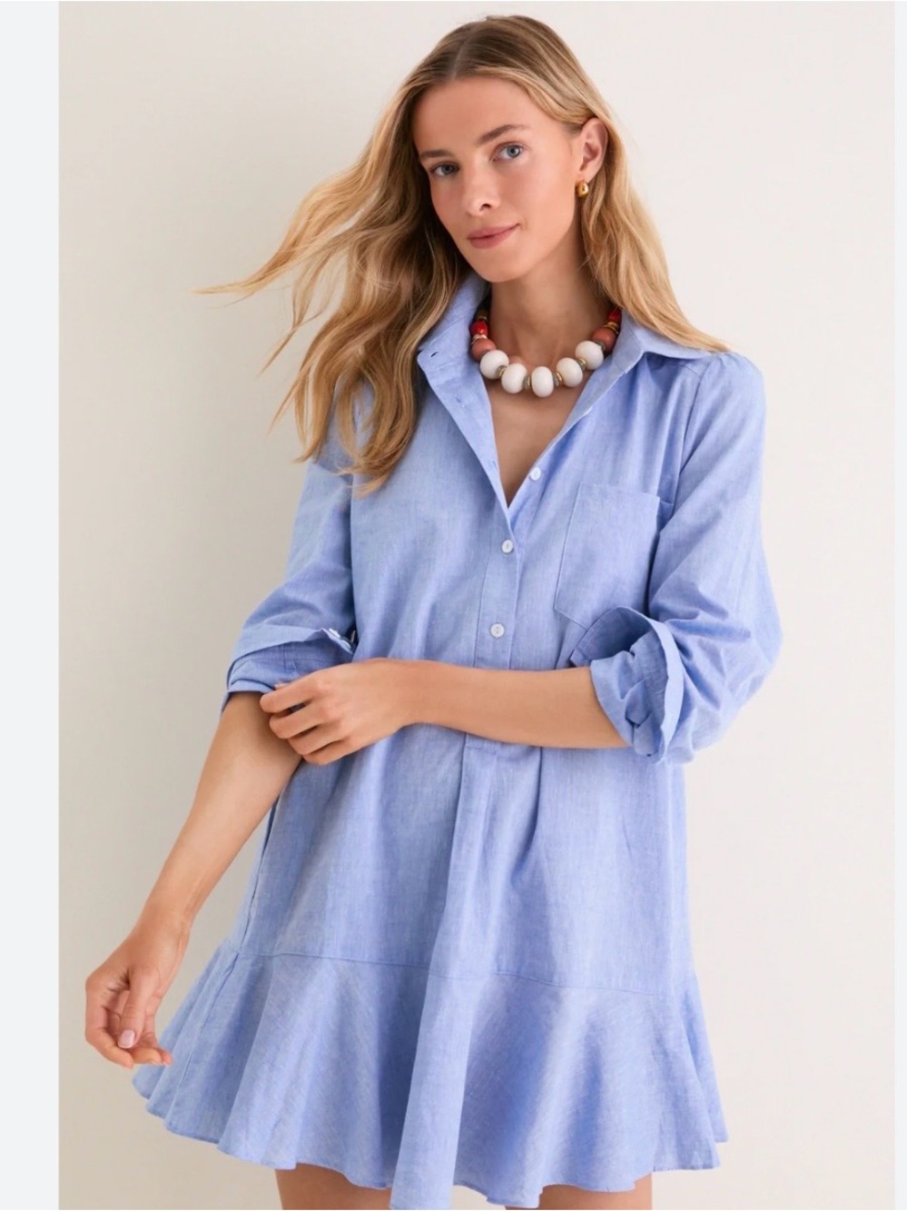 Tuckernuck Chambray Callahan Shirt Dress